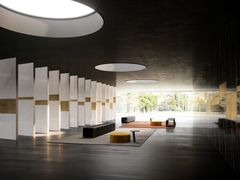 Divisorio in Laminam�&nbsp;BREZZA TITANIO SYSTEM - LINVISIBILE BY PORTARREDO