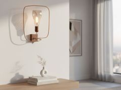 LAMPADA DA PARETE IN RAME&nbsp;MI PIEGO - BRG ILLUMINAZIONE GUARNIERI LORENZO E LEONARDO