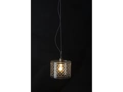 Lampada a sospensione in ferro e vetro&nbsp;MARTINI CILINDRO - BRG ILLUMINAZIONE GUARNIERI LORENZO E LEONARDO