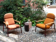 POLTRONA DA GIARDINO IN TESSUTO CON BRACCIOLI&nbsp;EERA - BROSS ITALIA