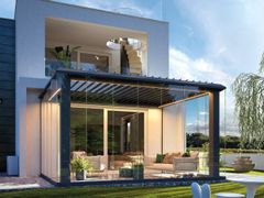 Pergola bioclimatica in alluminio&nbsp;R608 PERGOSKY - BRIANZATENDE