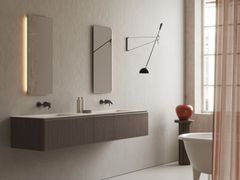 Mobile lavabo doppio sospeso con lavabo integrato&nbsp;BOLD - BUTO DESIGN