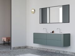 Mobile lavabo sospeso doppio con lavabo integrato&nbsp;GALIANO - BUTO DESIGN