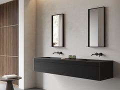 Mobile lavabo sospeso doppio con lavabo integrato&nbsp;ISHO - BUTO DESIGN