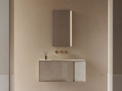 Mobile lavabo sospeso con lavabo integrato&nbsp;RIBON - BUTO DESIGN