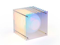 Lampada da tavolo a LED in acrilico&nbsp;L?P SMALL SQUARE - B?NG