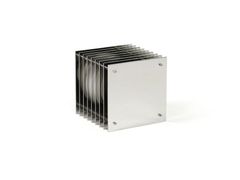 Lampada da tavolo a LED in acciaio inox&nbsp;L?P SMALL SQUARE - B?NG