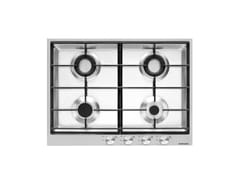 Piano cottura a gas da incasso in acciaio inox&nbsp;1PBF74 - BARAZZA