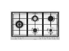 Piano cottura a gas da incasso in acciaio inox&nbsp;1PBF95 - BARAZZA