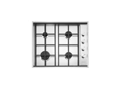 Piano cottura da incasso filo top in acciaio inox&nbsp;1PLB4 - BARAZZA