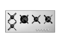 Piano cottura a gas da incasso in acciaio inox&nbsp;1PSP105 - BARAZZA