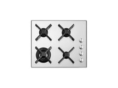 Piano cottura a gas da incasso in acciaio inox&nbsp;1PSPT64 - BARAZZA