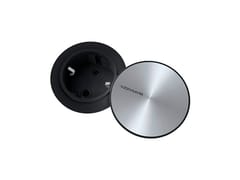 Presa elettrica singola schuko in acciaio inox&nbsp;1PSS - BARAZZA