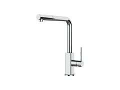 Miscelatore da cucina da piano in acciaio inox&nbsp;LAB ONE 1RUBL1D - BARAZZA