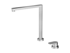 Miscelatore da cucina in acciaio inox a scomparsa&nbsp;SPACE STEEL 1RUBSSA - BARAZZA