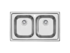 Lavello da incasso in acciaio inox&nbsp;B_FAST 1LFS92 - BARAZZA