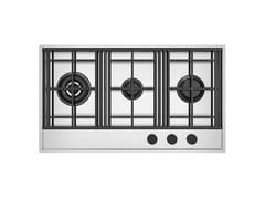 Piano cottura a gas in acciaio inox&nbsp;LAB EVOLUTION 1PLE2D - BARAZZA