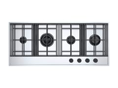 Piano cottura a gas in acciaio inox&nbsp;LAB EVOLUTION 1PLE3D - BARAZZA