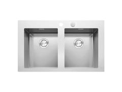 Lavello da incasso in acciaio inox&nbsp;MOOD 1LMDR92 - BARAZZA