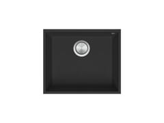 Lavello sottotop a una vasca in materiale composito&nbsp;SOUL 1QSO61NS - BARAZZA