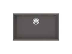 Lavello sottotop a una vasca in materiale composito&nbsp;SOUL 1QSO81GS - BARAZZA