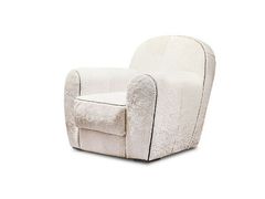 Poltrona in montone naturale con braccioli&nbsp;AMBURGO BABY MOUTON - BAXTER