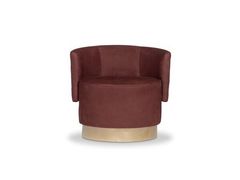 Poltroncina in pelle con braccioli&nbsp;ANAIS - BAXTER