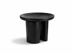 Tavolino da caff� rotondo in legno massello&nbsp;CALIX - BAXTER