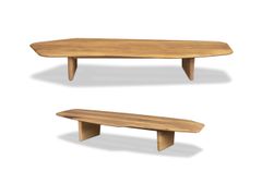 Tavolino da giardino basso in iroko&nbsp;NAIROBI - BAXTER