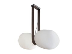 Lampada a sospensione in resina Cocoon&nbsp;NUBE BLANCA - BAXTER