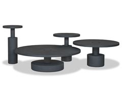 Tavolino rotondo in cemento&nbsp;PILAR - BAXTER