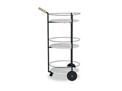 Carrello bar in metallo&nbsp;TUMBLER - BAXTER