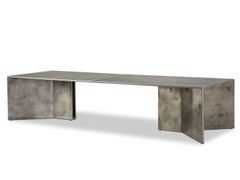 Tavolo rettangolare in acciaio inox&nbsp;Y25 - BAXTER