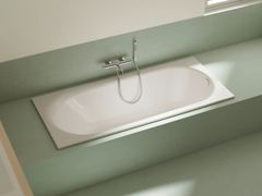 Vasca da bagno rettangolare in acciaio smaltato&nbsp;BETTECOMODO - BETTE