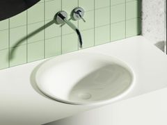 Lavabo da incasso soprapiano rotondo in acciaio smaltato&nbsp;BETTELUX OVAL - BETTE