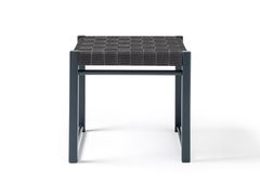 Sgabello basso in faggio con seduta in cinghia intrecciata&nbsp;IBISCO - BILLIANI