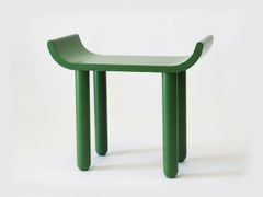 Sgabello basso in legno e resina&nbsp;SLEDGE - BINOME