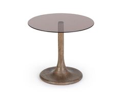 Tavolino rotondo in legno e vetro&nbsp;ABERDEEN - ANDREA BIZZOTTO