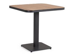 Tavolo da giardino quadrato in alluminio con base centrale&nbsp;BELMAR - ANDREA BIZZOTTO