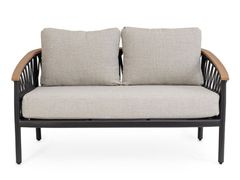 Divano da giardino sfoderabile in Olefina a 2 posti&nbsp;FENIX - ANDREA BIZZOTTO