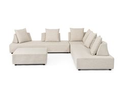 Divano da giardino angolare in tessuto&nbsp;PIPER - ANDREA BIZZOTTO