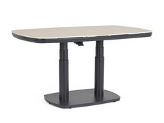 Tavolo da giardino ad altezza regolabile in pietra sinterizzata&nbsp;TALETE - ANDREA BIZZOTTO