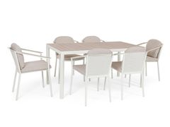 Tavolo da giardino rettangolare in alluminio verniciato a polvere&nbsp;ULISES - ANDREA BIZZOTTO