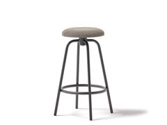 Sgabello girevole senza schienale con seduta imbottita&nbsp;BOWLER - OMBRIA FACTORY