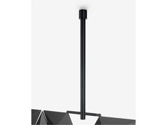 Attacco a soffitto a lunghezza fissa per divisori&nbsp;SISTEMA DI SOSPENSIONE FACET � NERO ANODIZZATO - BLOOMMING