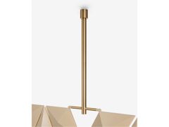 Attacco a soffitto con finitura dorata per divisori&nbsp;SISTEMA DI SOSPENSIONE FACET � ORO ANODIZZATO - BLOOMMING