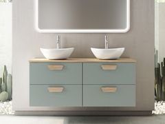 Mobile lavabo sospeso in MDF con cassetti&nbsp;HOLIKA - DIBANNI DESIGN