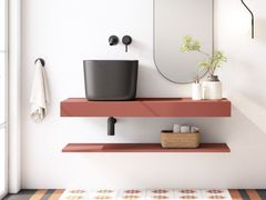 Consolle lavabo sospeso in legno&nbsp;ROBIN - DIBANNI DESIGN