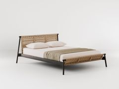 Letto matrimoniale in legno&nbsp;JACK-E INTRECCIO - BOLZAN S.R.L. - SOCIET� BENEFIT