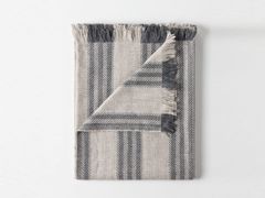 Coperta a righe in lana&nbsp;SPINAPESCE - BOLZAN S.R.L. - SOCIET� BENEFIT